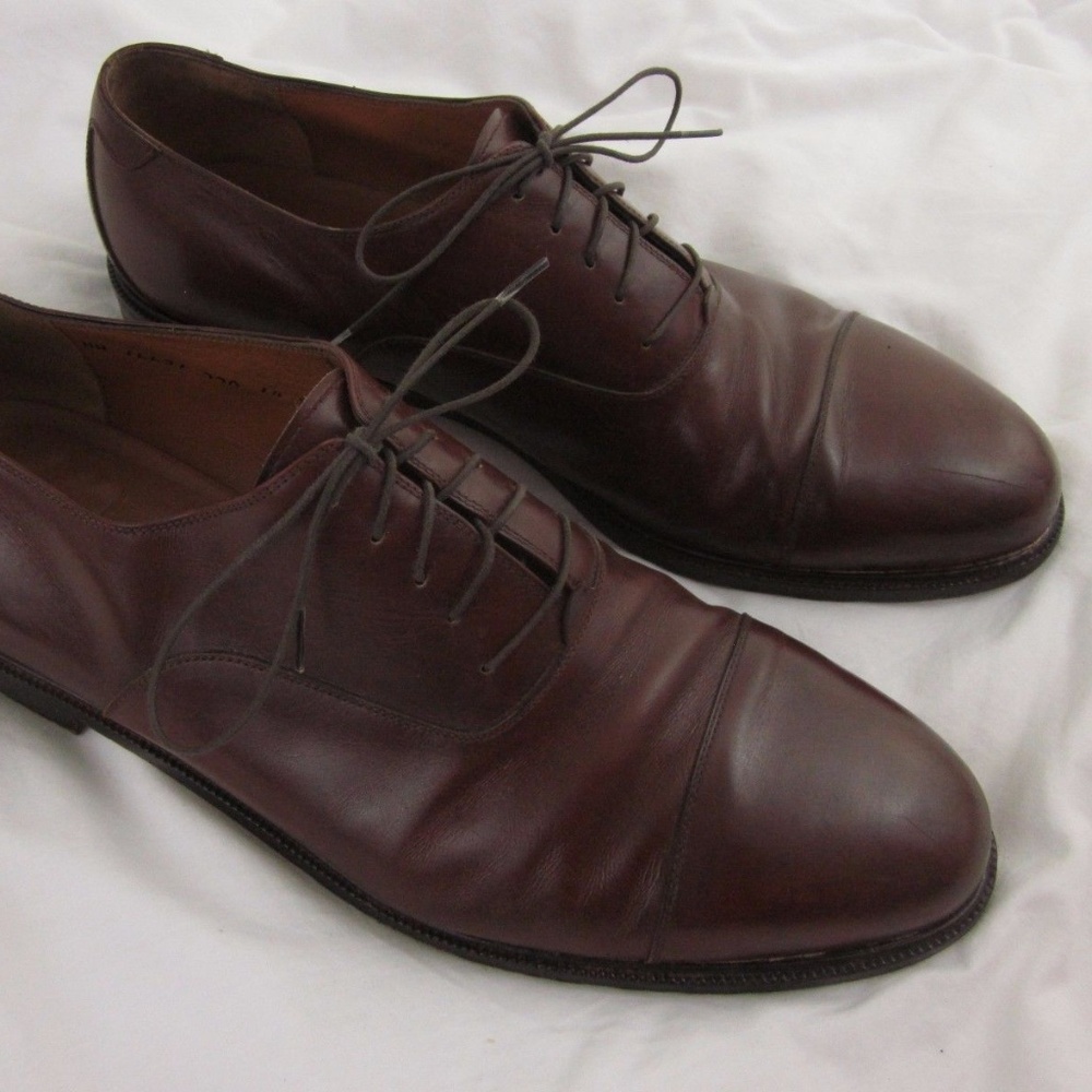 Salvatore Ferragamo Men's 14 2E Oxford Cap Toe